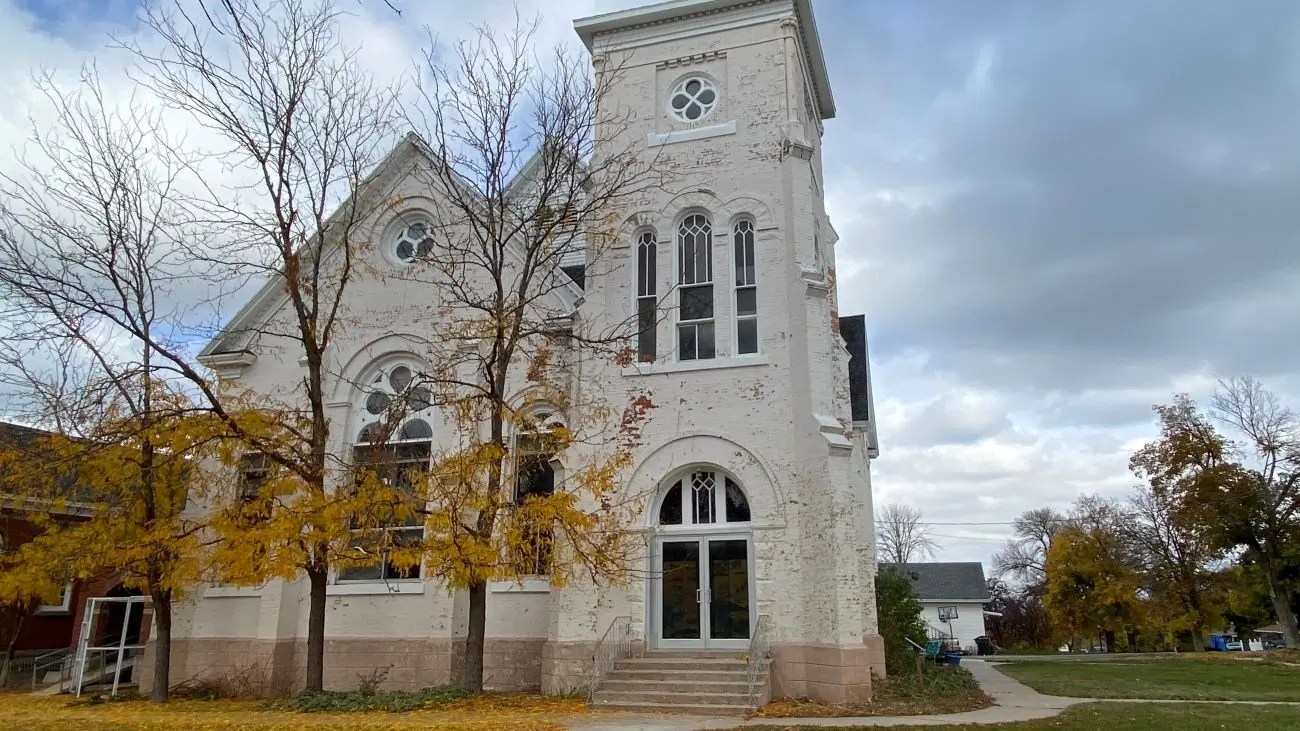 Old Hyrum First Ward Meetinghouse in the Bear River Heritage Area