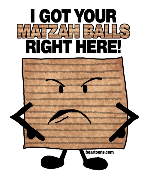 Matzah Ball Cartooon Bearman Cartoons