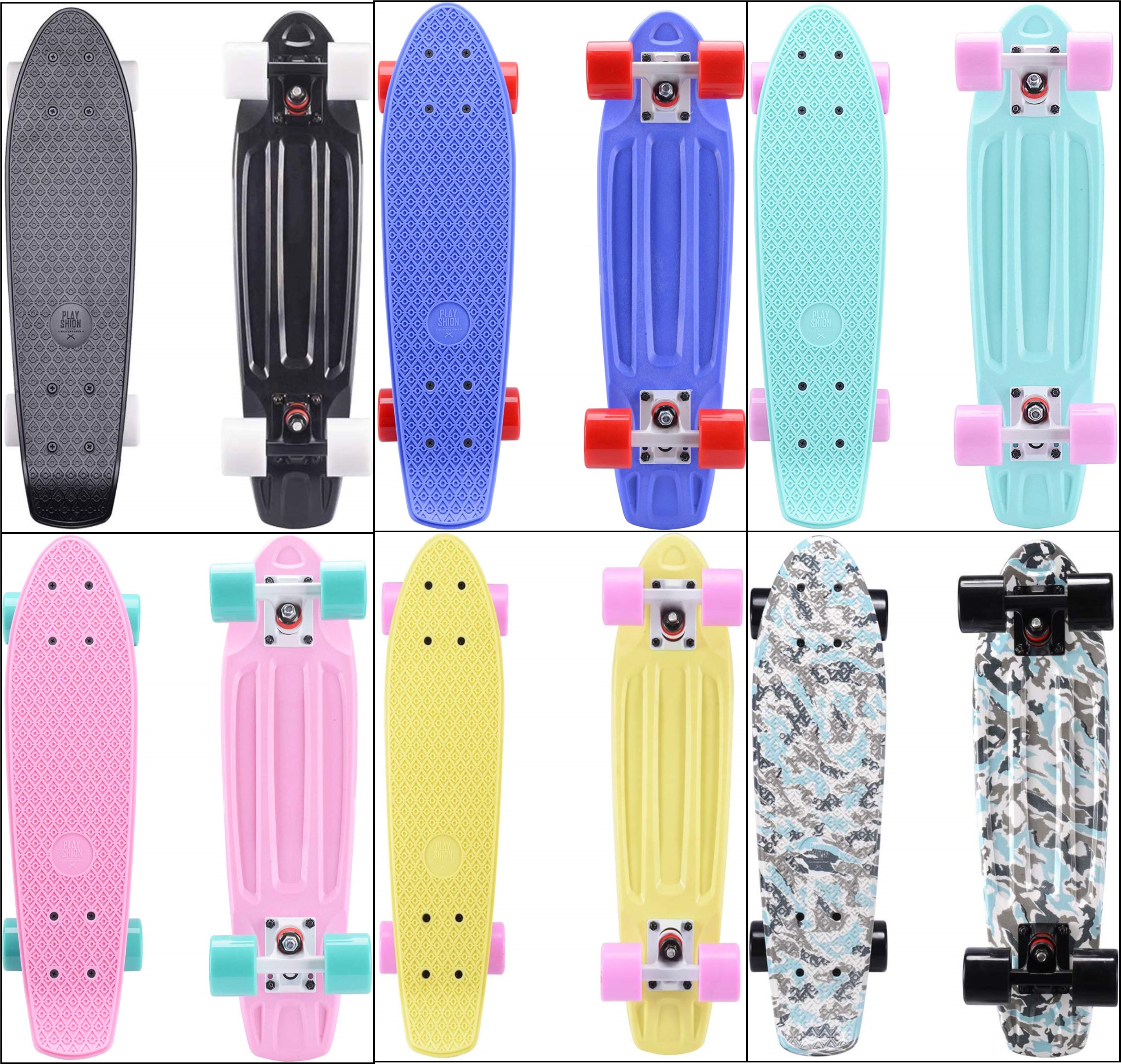 Wallis Companies STAR Site Complete 22 Inch Mini Cruiser Skateboard