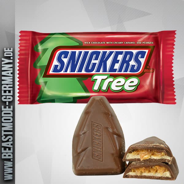 Snickers Christmas Tree 31,2g Beastmode Germany Shop
