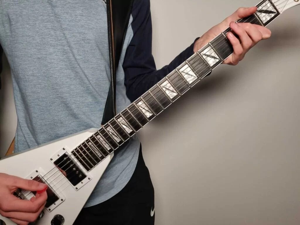 How to Play Electric & Acoustic Guitar Standing Up Beast Mode Guitar