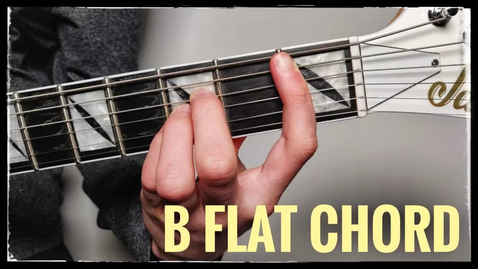 3 Easy Ways to Play a B Flat (Bb) Chord on Guitar Beast Mode Guitar