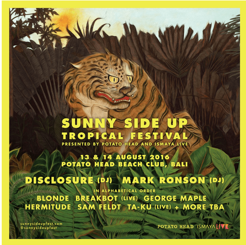 SUNNY SIDE UP FESTIVAL BALI2 weeks to go! Beat Night MX