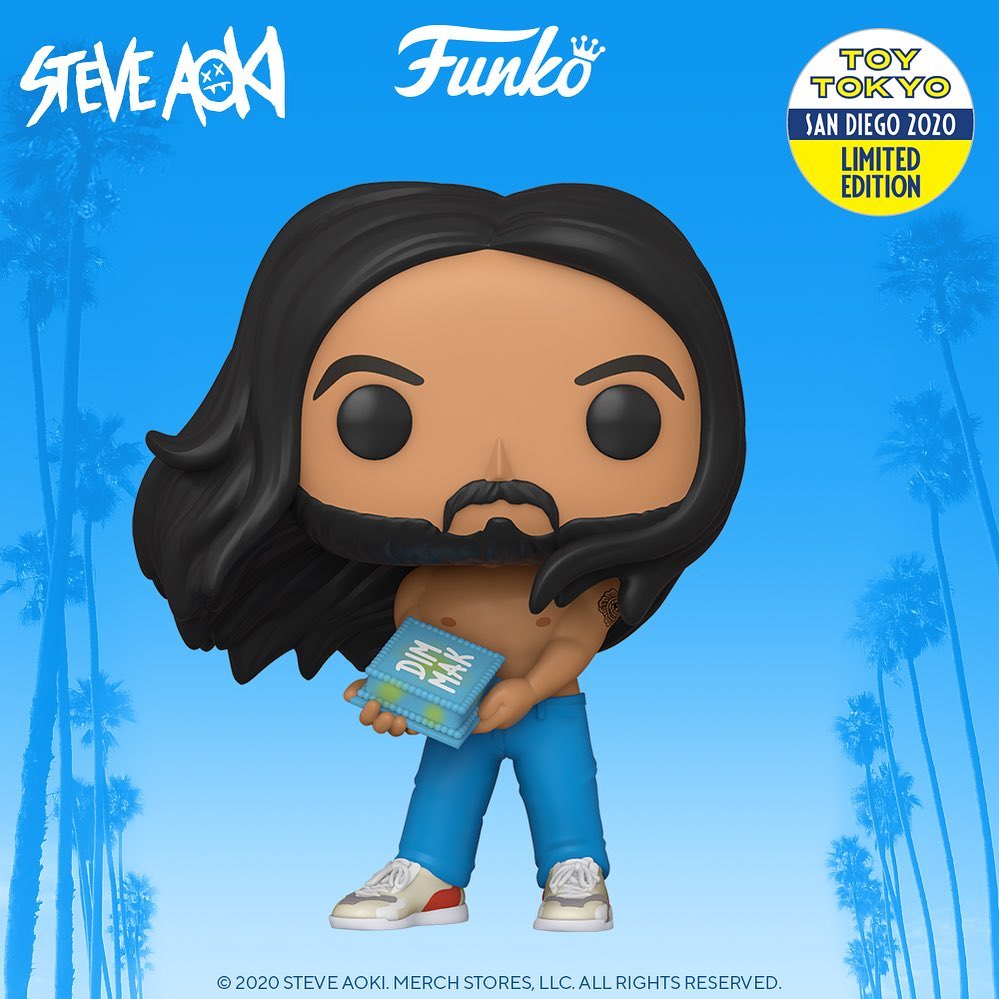 ¡Steve Aoki presentó su figura de Funko Pop! Beat Night MX