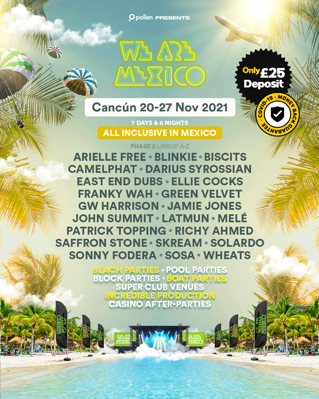¡Se anunció fecha y lineup del festival “We Are FSTVL México 2021