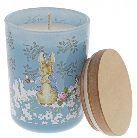 Peter Rabbit Clean Linen Candle Beatrix Potter Figurines
