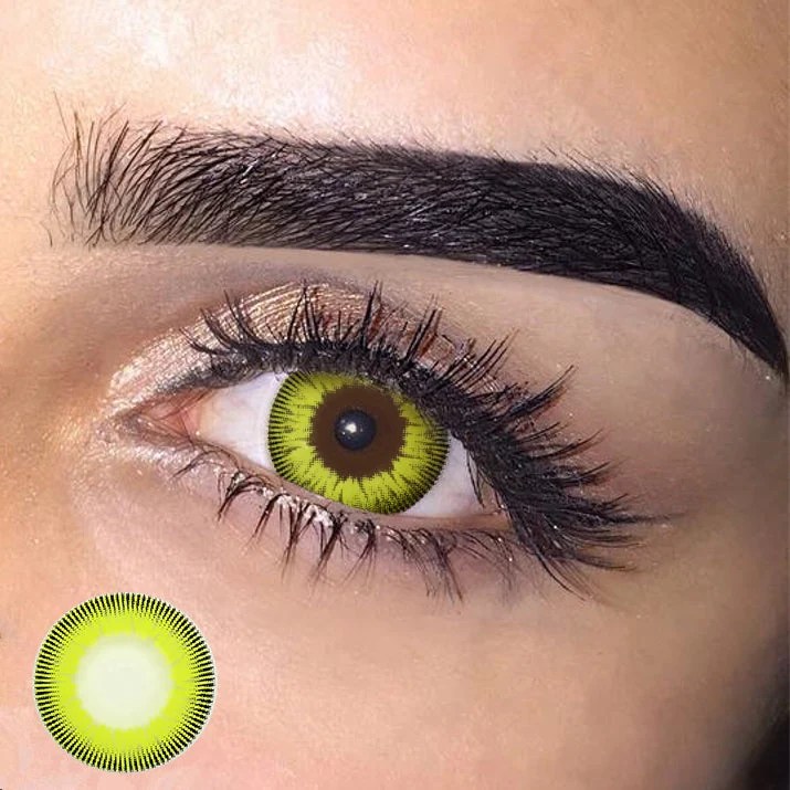 Alsephina Yellow Colored Contact Lenses BEAUEYE OFFICIAL