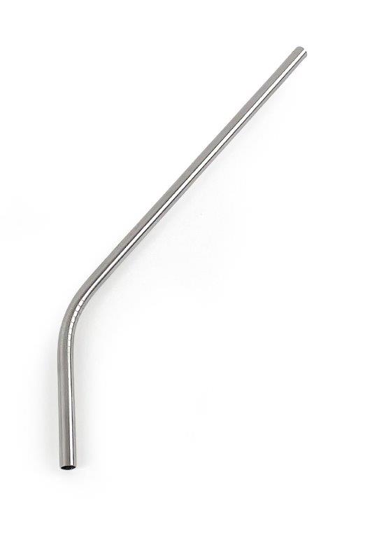 8.5 Inch St/Steel Metal Straw Pk25 Curved Beaumont