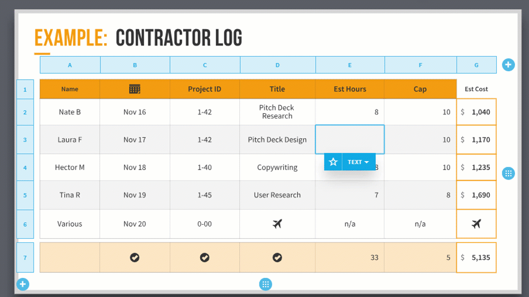 Table Formatting your table. Beautiful.ai