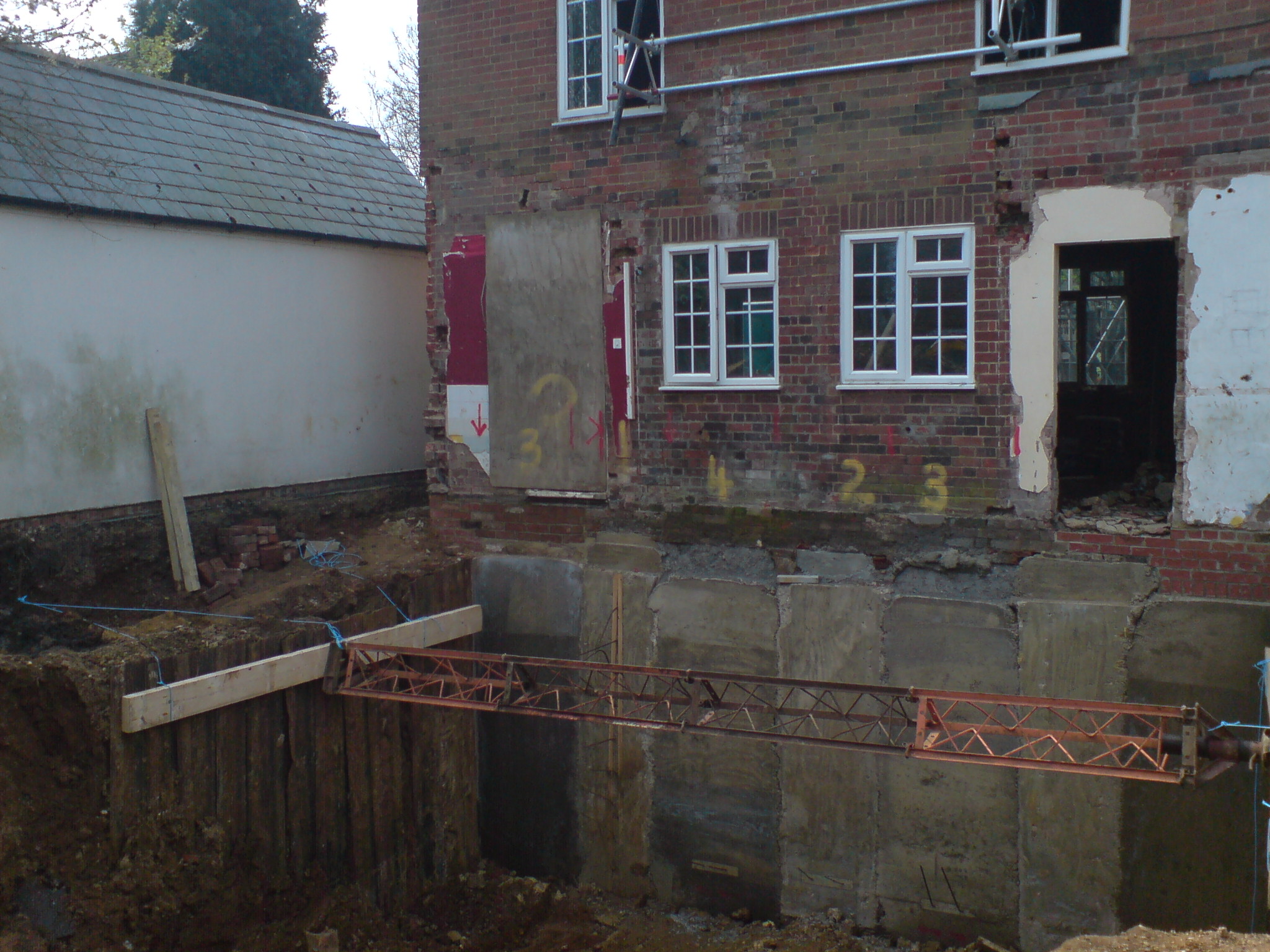 Basement Under a New Build Extension Beautiful Basements