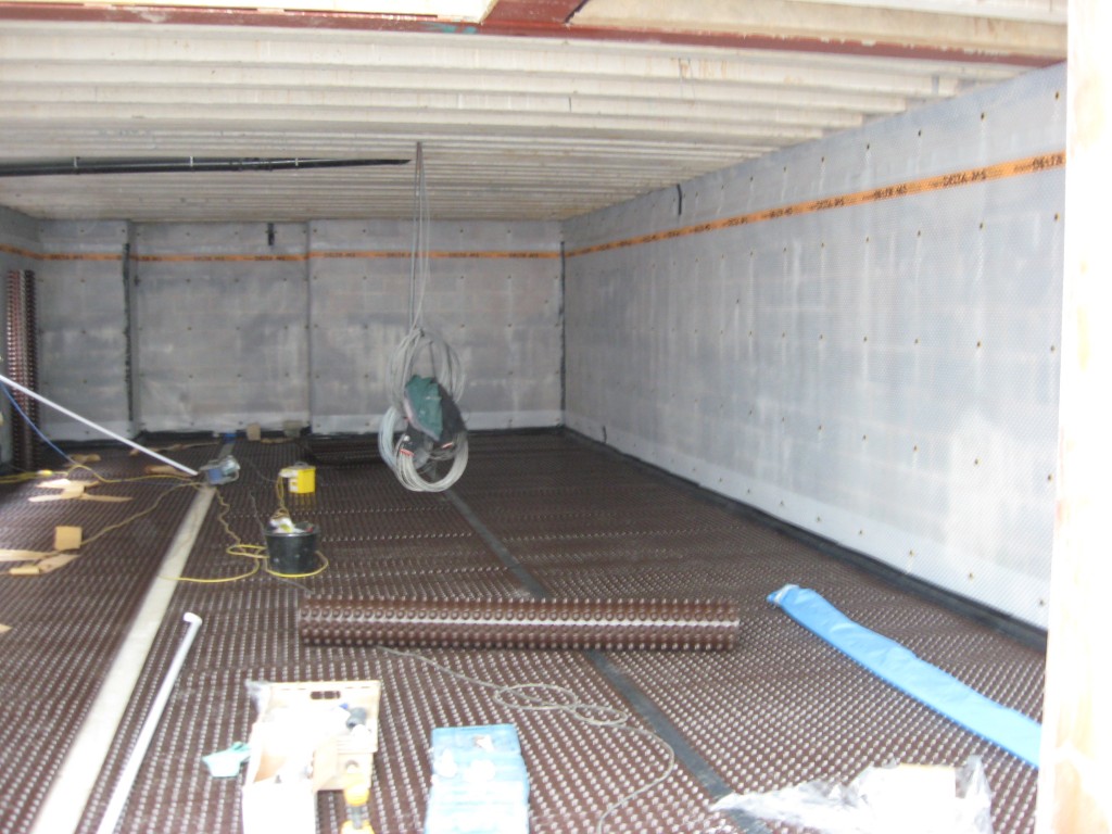 New Build Basement Waterproofing, Broughton Astley, Leicestershire