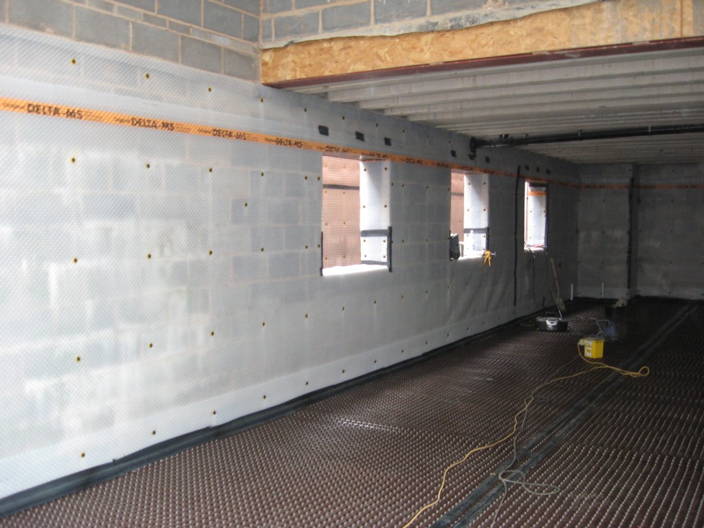 New Build Basement Waterproofing, Broughton Astley, Leicestershire
