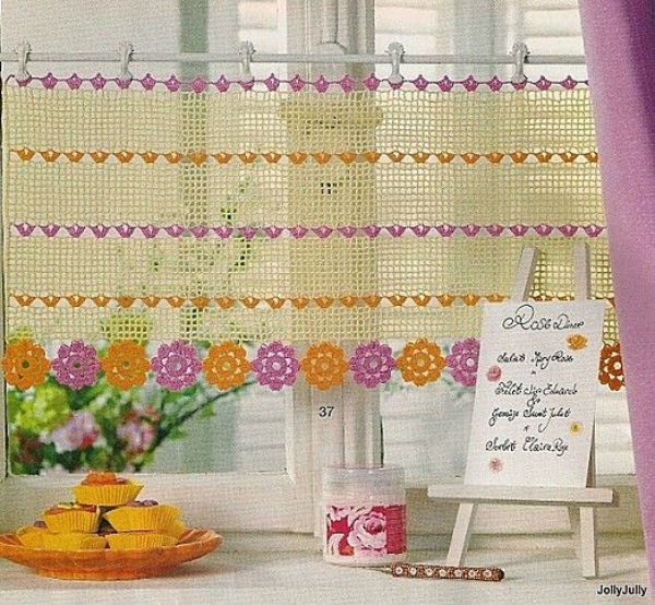 14 Cute Kitchen Curtains Beautiful Crochet Stuff