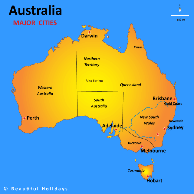 Guide to Australian Cities Beautiful Australia Holidays