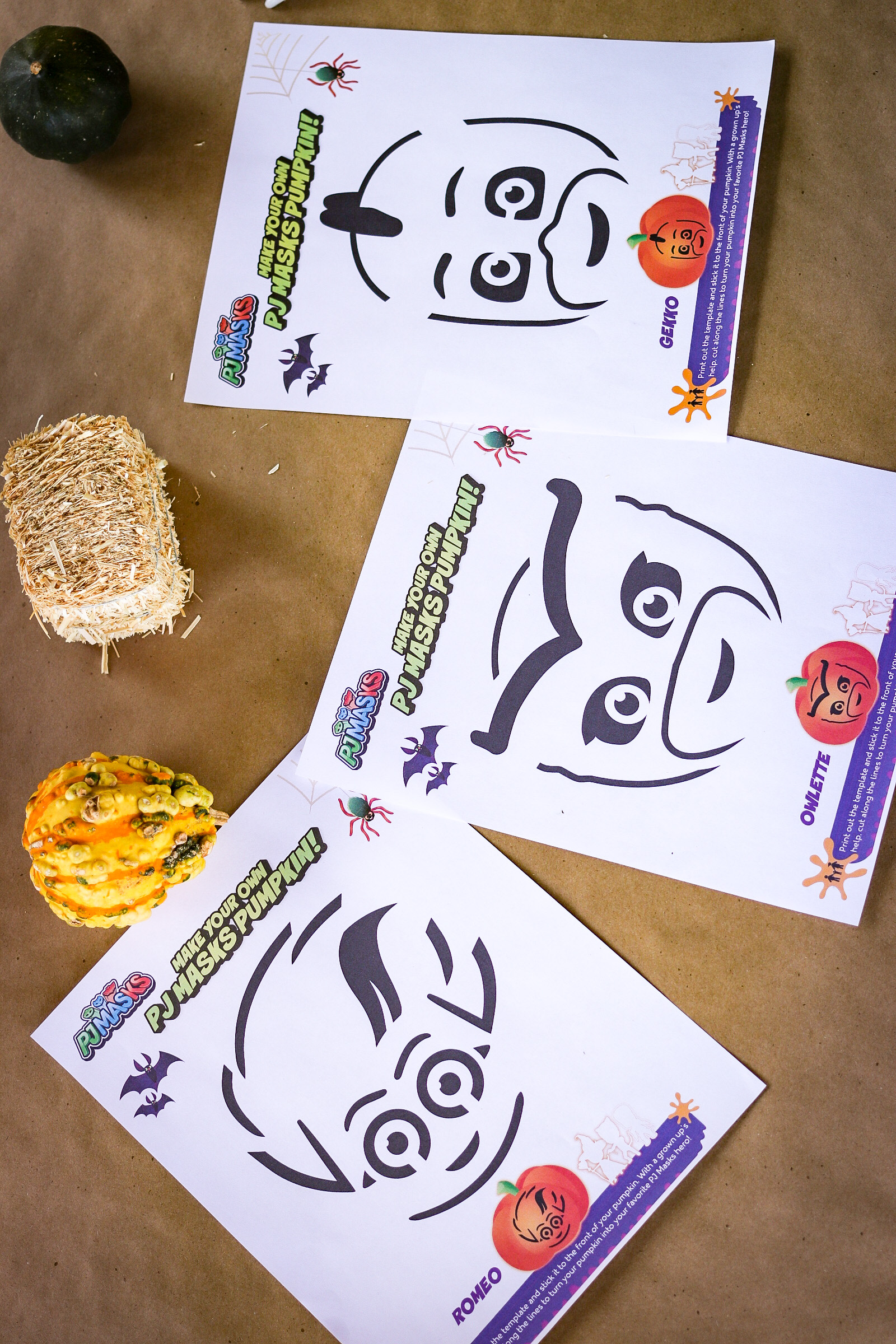 PJ Masks Pumpkin Carving Fun Beautifully Candid