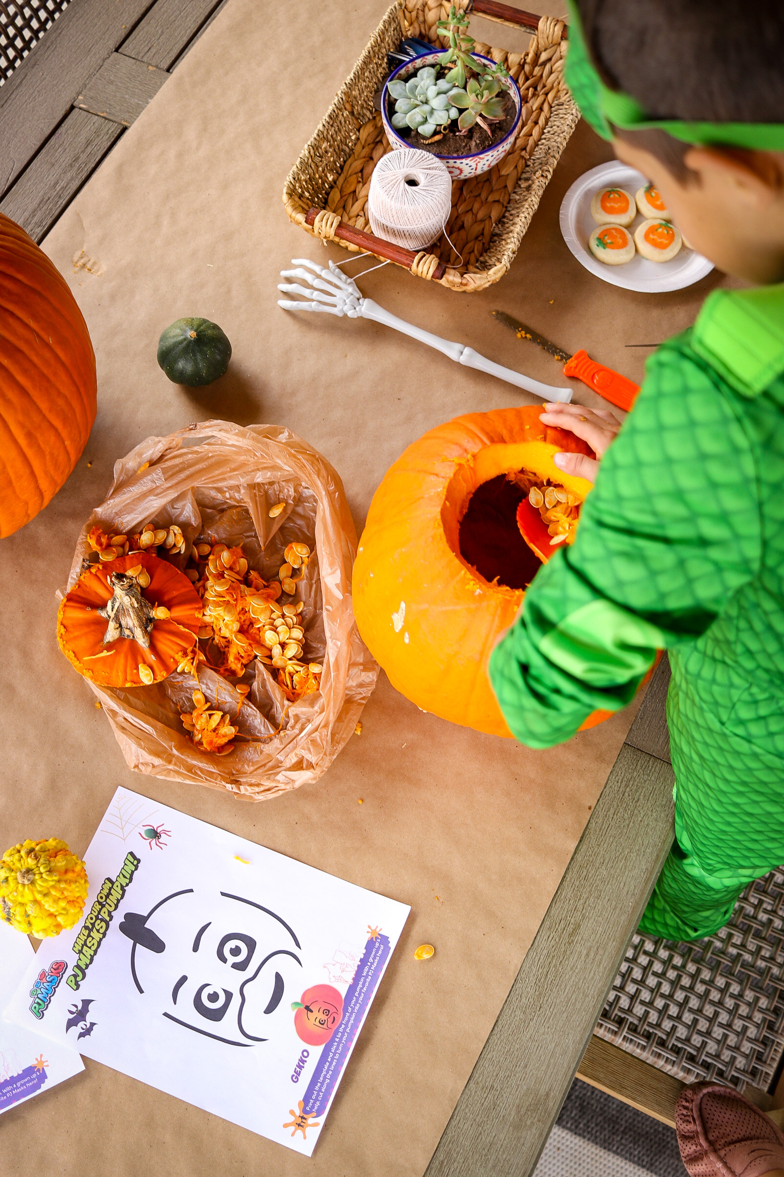 PJ Masks Pumpkin Carving Fun Beautifully Candid