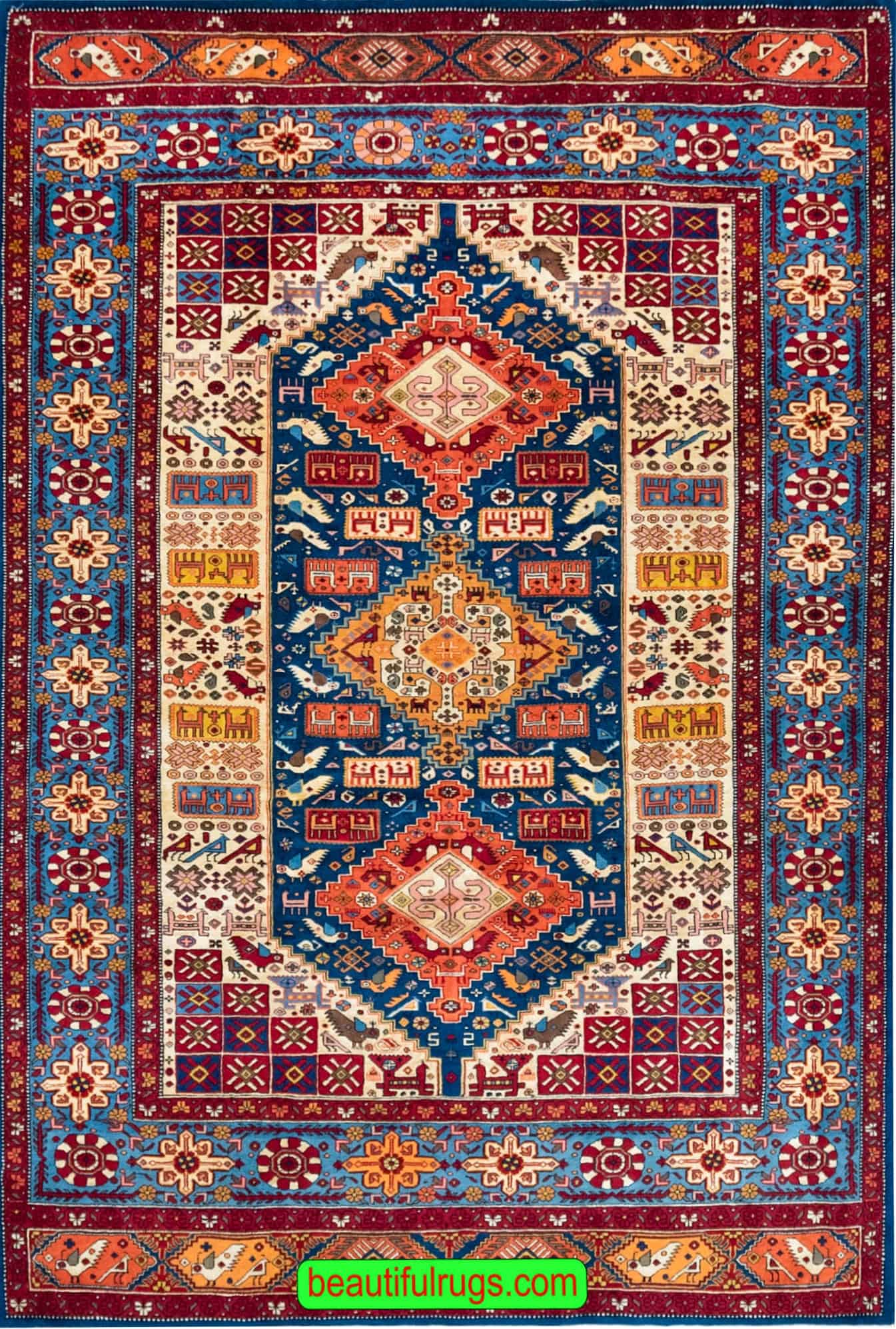 5x8 Rugs Qashqai Rugs Discount Oriental Rugs Geometric Tribal Rugs