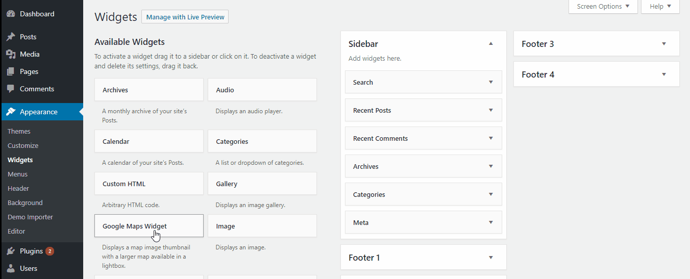 A Complete Beginner's Guide on How to add WordPress Widgets