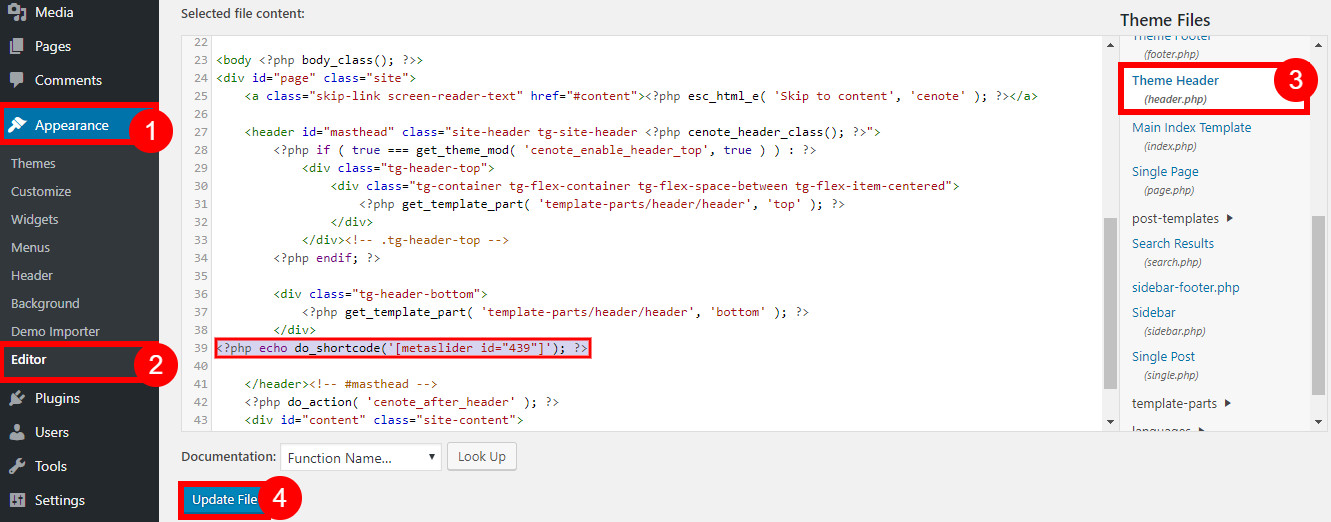 Beginner's Guide to Turn the WordPress Header into Slideshow
