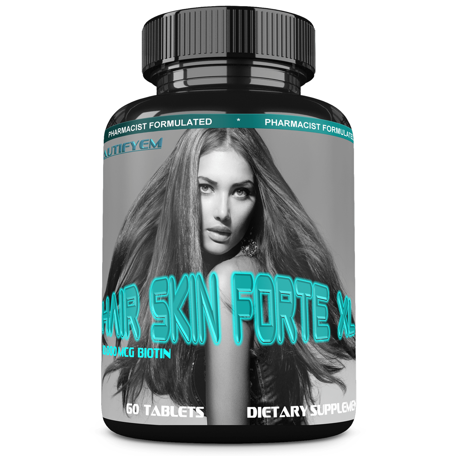 HAIR SKIN FORTE XL Hair Growth Supplement Hair Skin Vitamins 10000