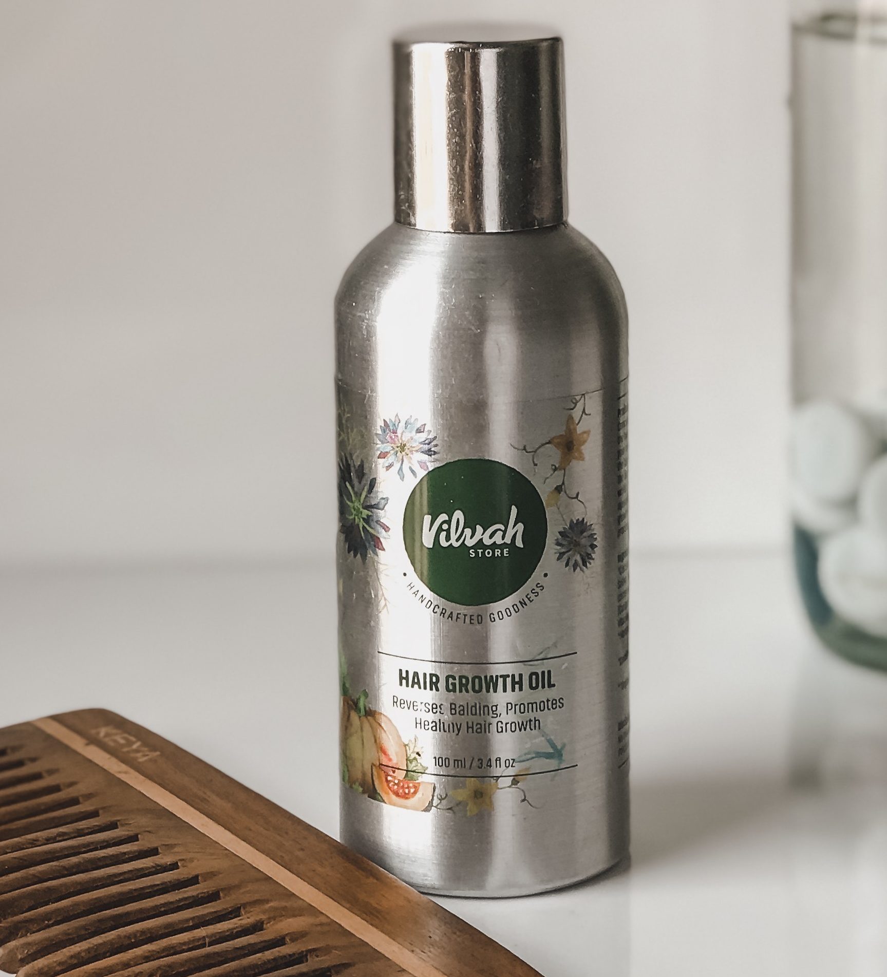 Vilvah Hair Regrowth Oil Review BeautyAnomaly