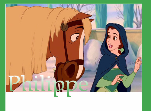 Philippe from Beauty and the Beast