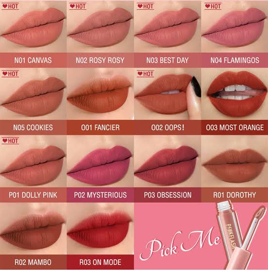 Pink Flash Liquid Matte Lipstick R02 MAMBO — BEAUTY FACTORY PAKISTAN