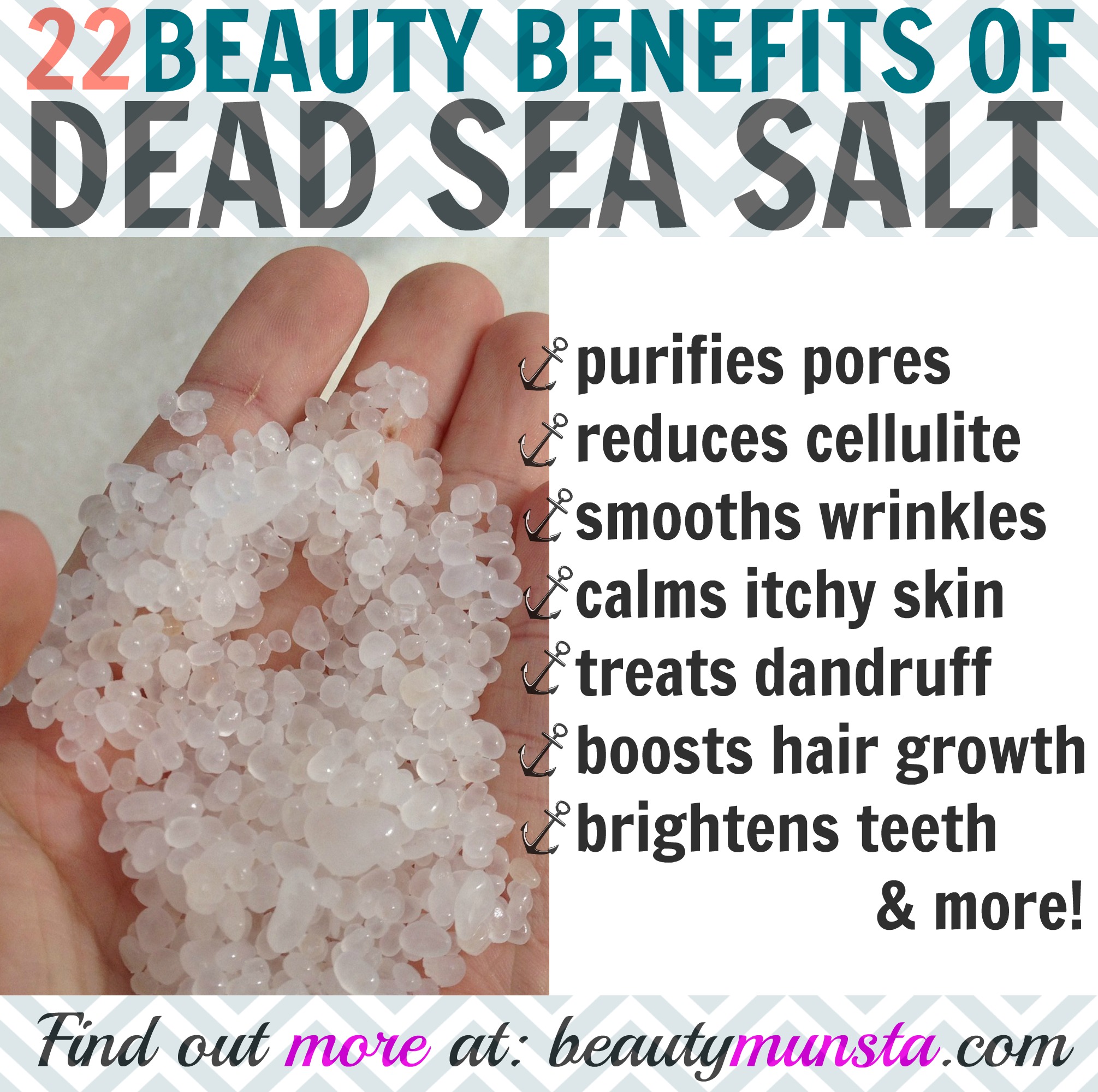 22 Benefits of Dead Sea Salt for Skin, Hair & More beautymunsta