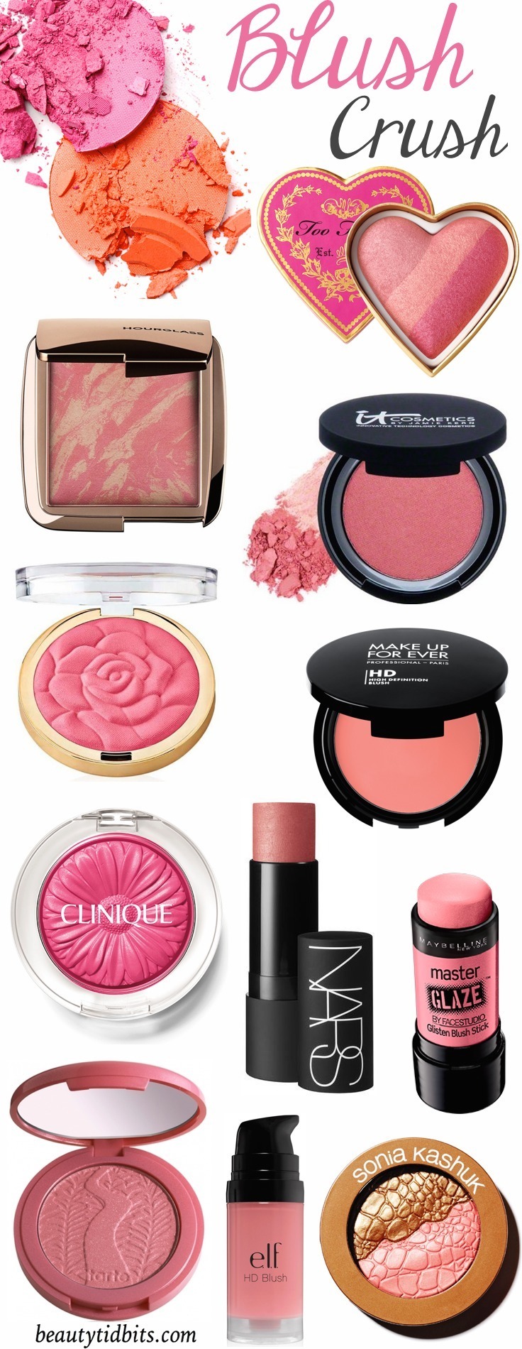 10 Blush Colors to Step up your Spring Summer Beauty Game