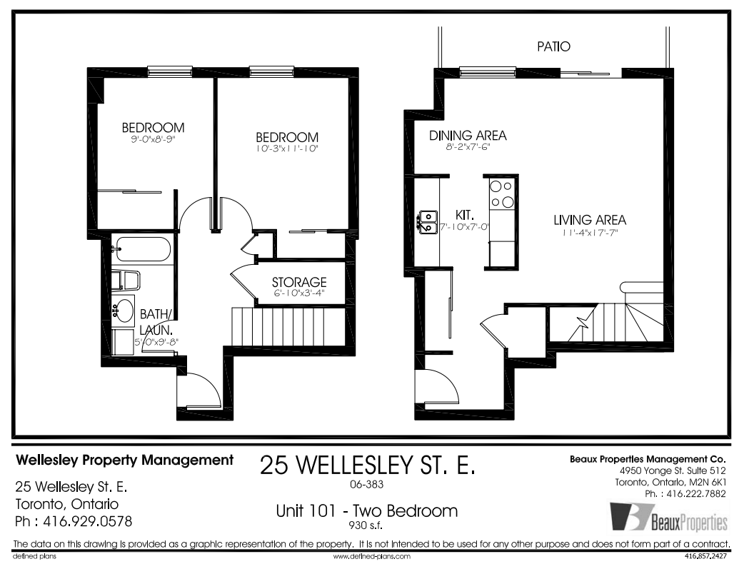 Two Bedroom Apartment 25 Wellesley Street East, Toronto, ON M4Y 2S9