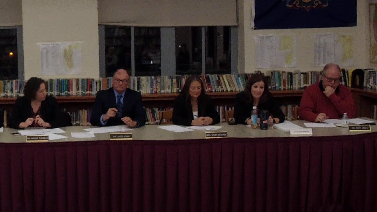 Ambridge School Board Meet and Discuss Meeting 1242019