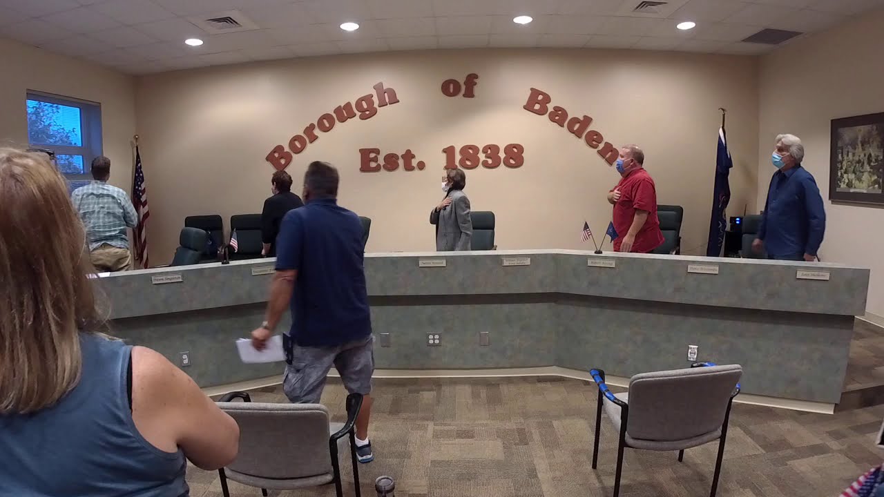 Baden Borough Meeting 10212020