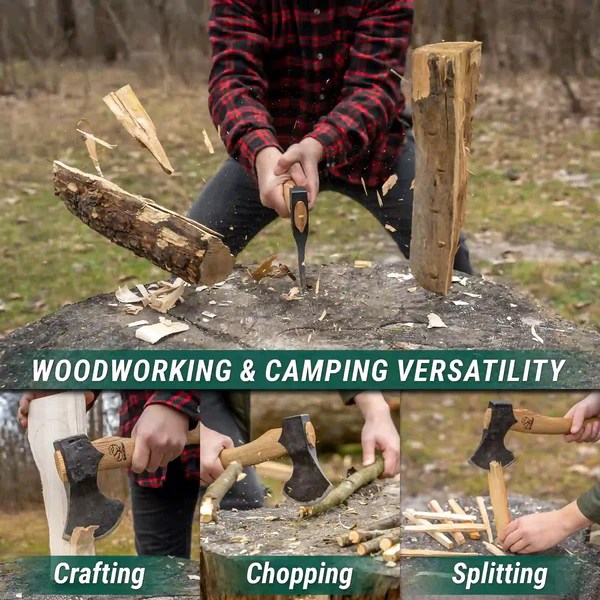 AX3 Woodcraft Bushcraft Splitting Axe BeaverCraft Tools