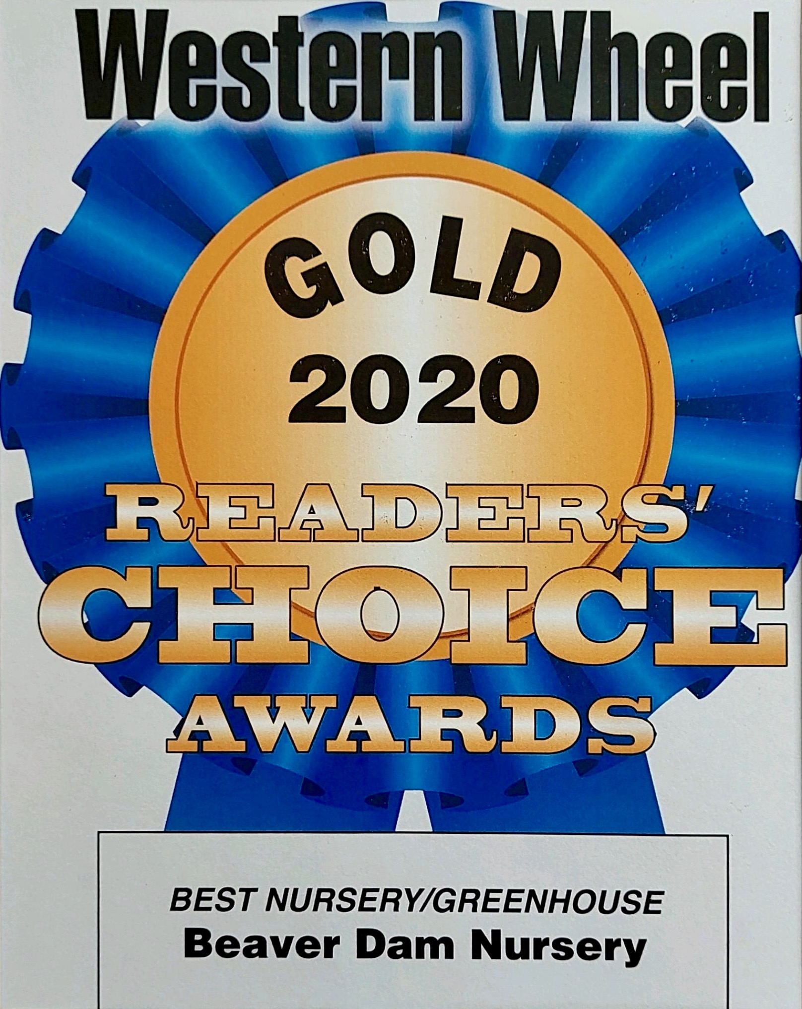 Awards Beaver Dam Nursery