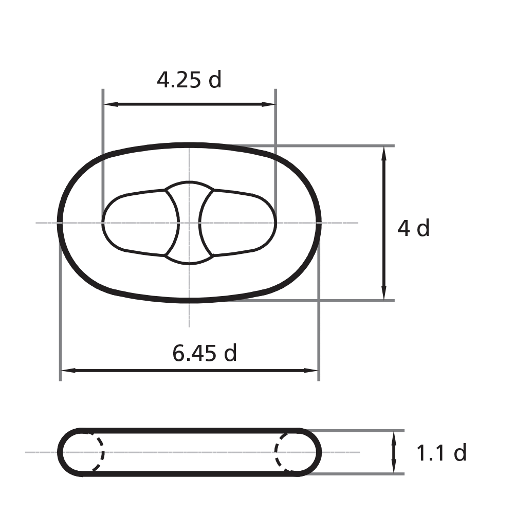 Approximate Dimensions for Chain & Fittings Beaver Engineering