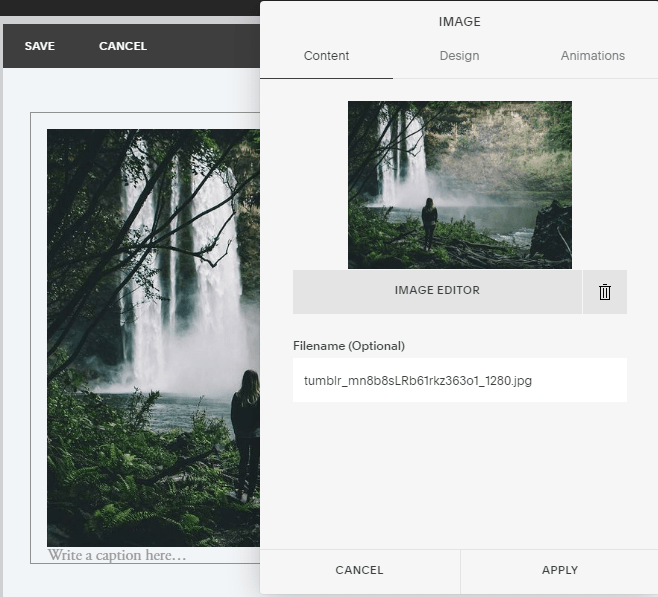Squarespace Change Image on Hover BEAVER HERO