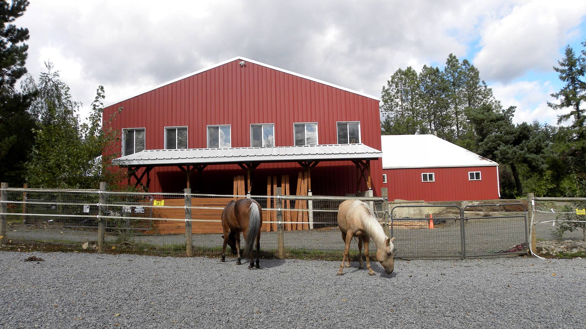 Paddock View Beaver Lake Stables