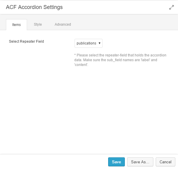 ACF Modules beaverplugins