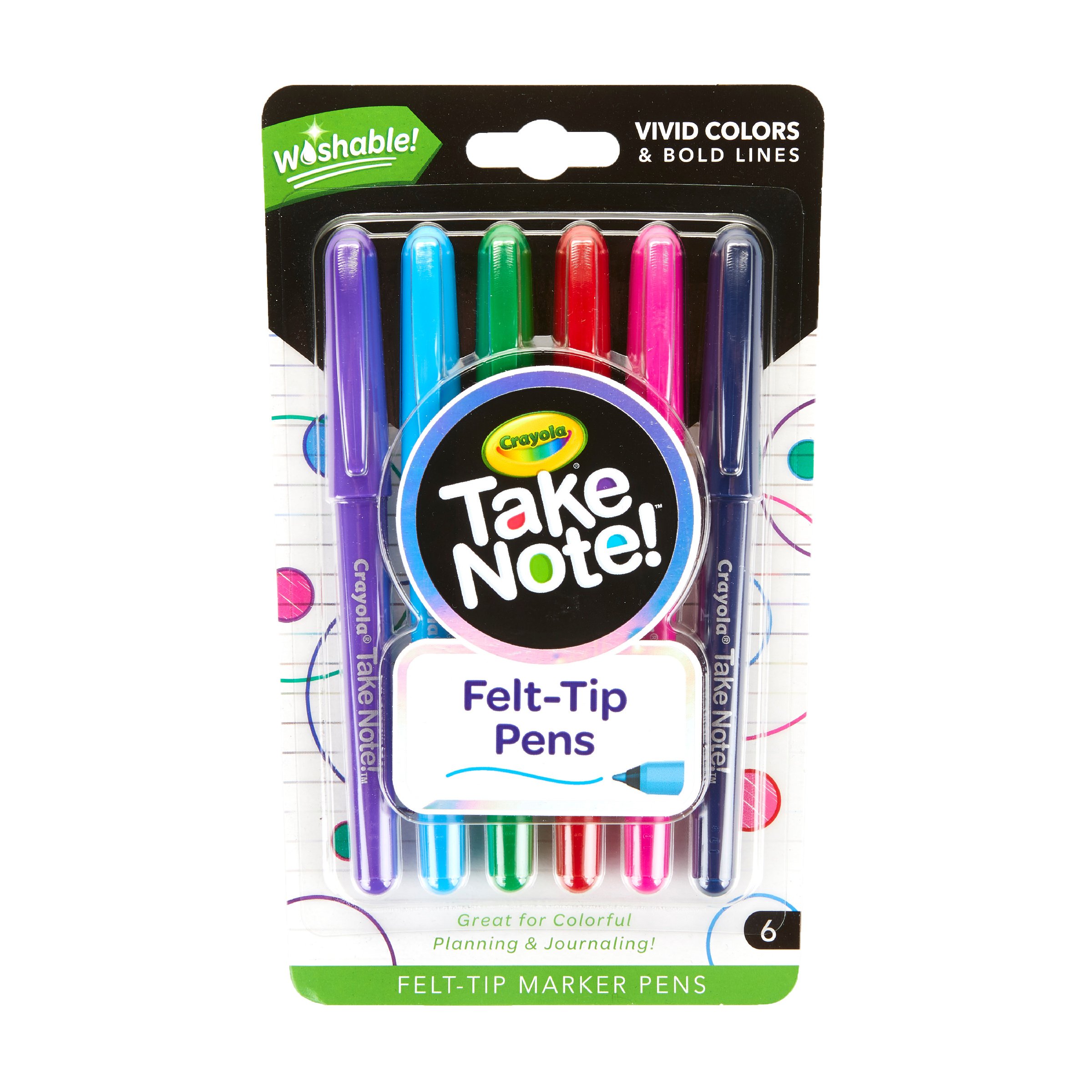 CRAYOLA Washable Felt Tip Markers bébé.mu