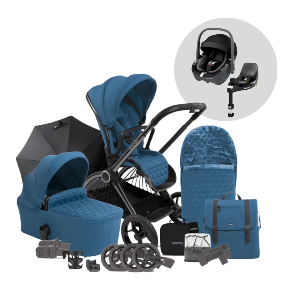 iCandy Core Pushchair & Maxi Cosi Pebble 360 Travel System BebeMotion