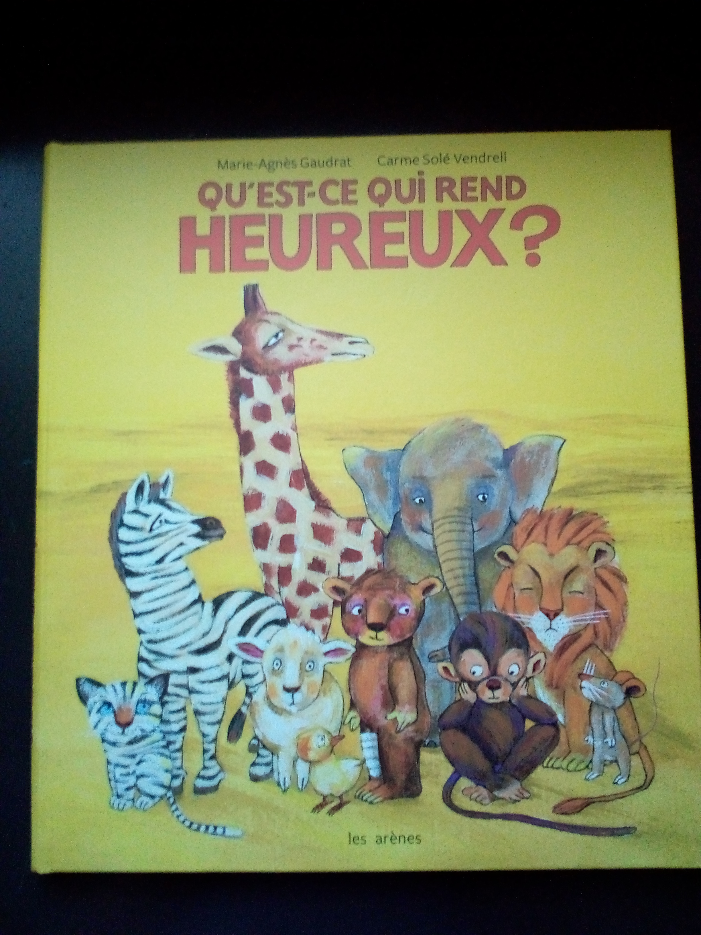 Qu'est ce qui rend heureux ? Livre jeunesse Bébés Tendances
