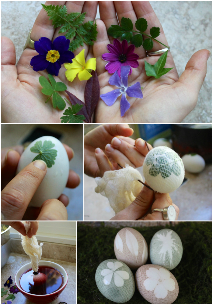Naturally Dyed Easter Eggs