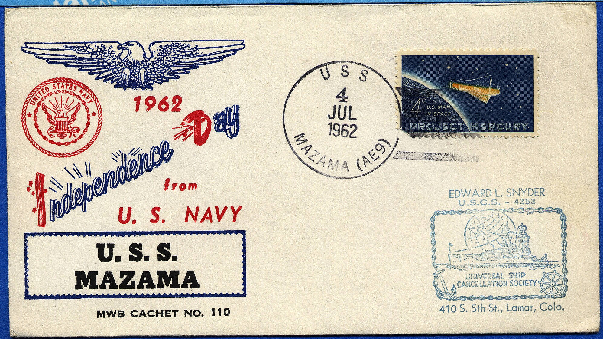 Beck Naval Covers Numbered Series 100150