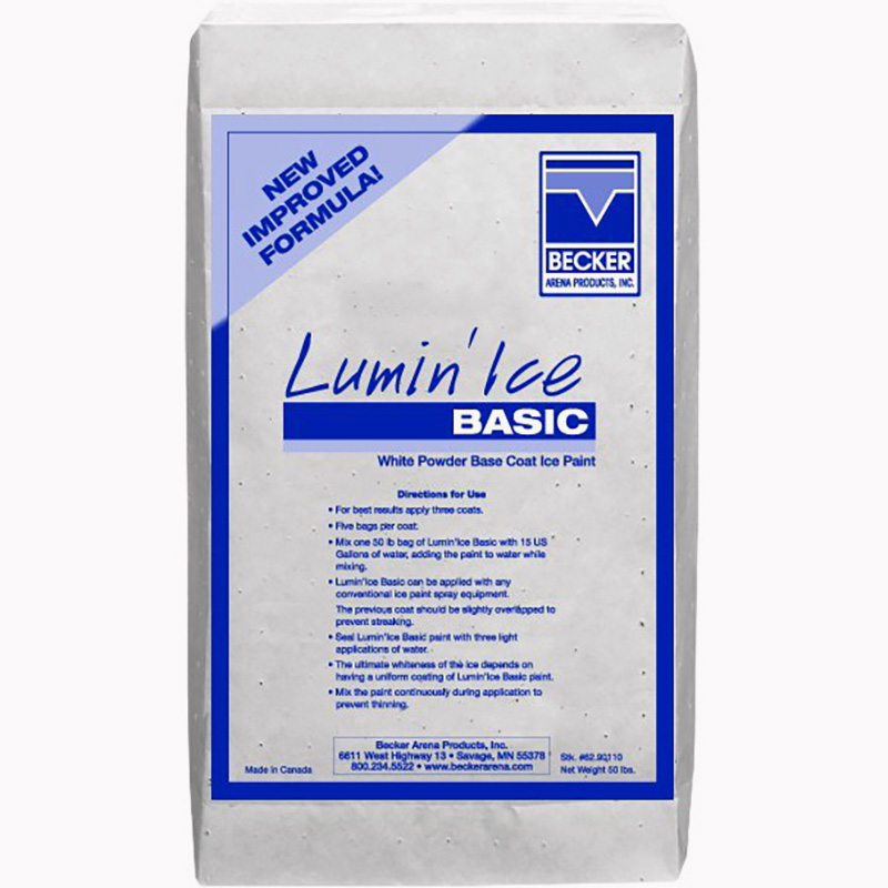 Lumin ICE BASIC White Powder Base Coat Ice Paint Becker Arena