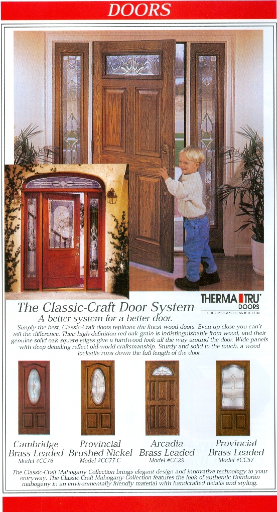 Beckerle Lumber Entry Door Systems Exterior & Interior Door Systems