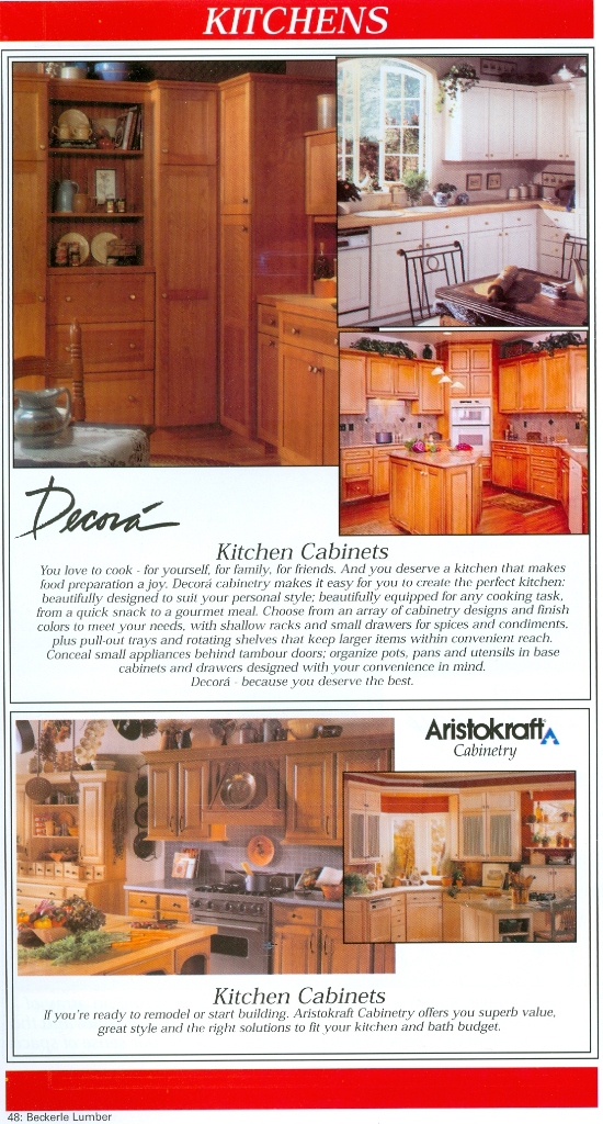 Beckerle Lumber Source Book I Kitchens
