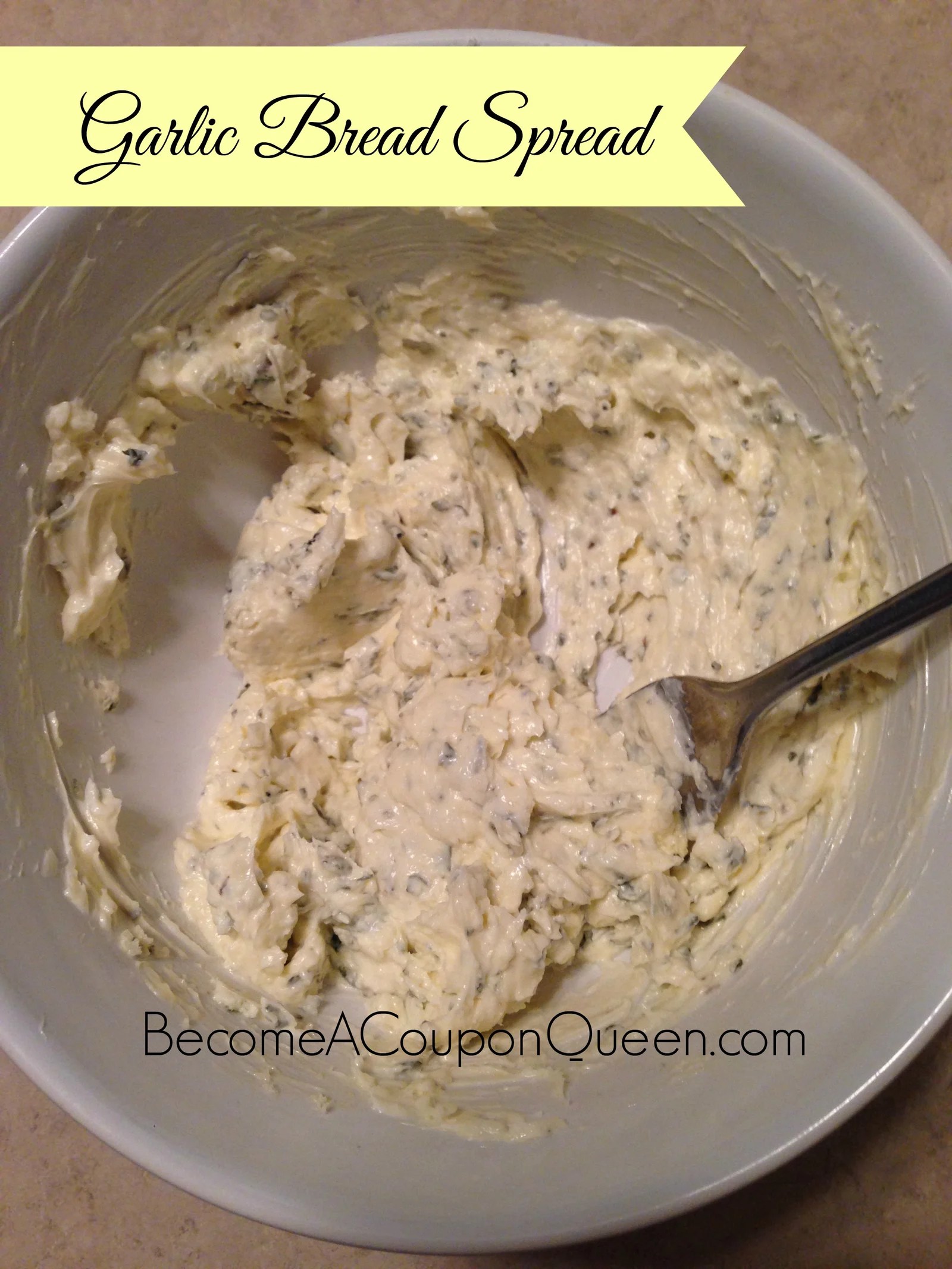 Garlic Bread Spread Recipe