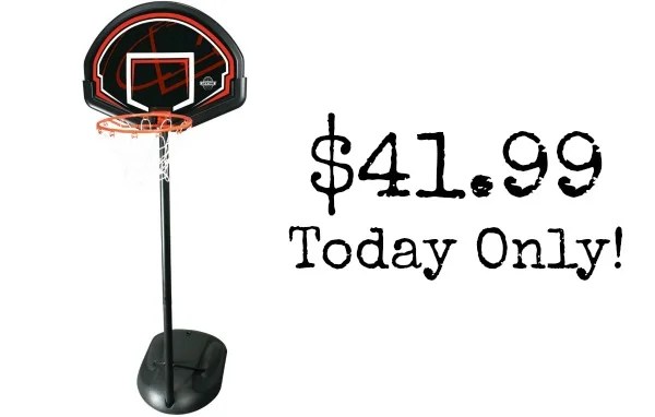 Lifetime Youth Height Adjustable Portable Basketball System 41.99