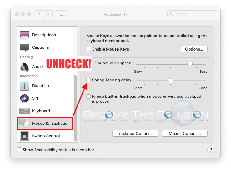 Disable folders and files dragging delay (Springloading delay) macOS