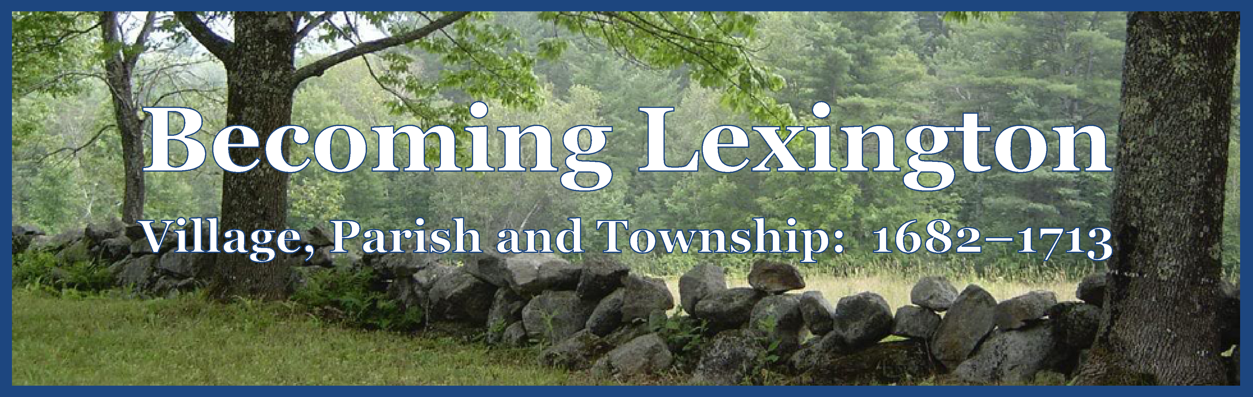 Settlement and early history of Lexington, Massachusetts